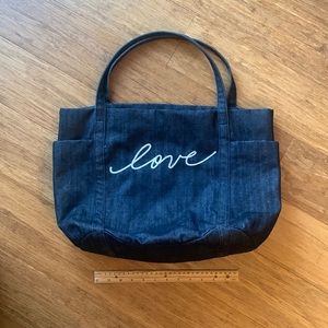 Gap blue denim tote bag